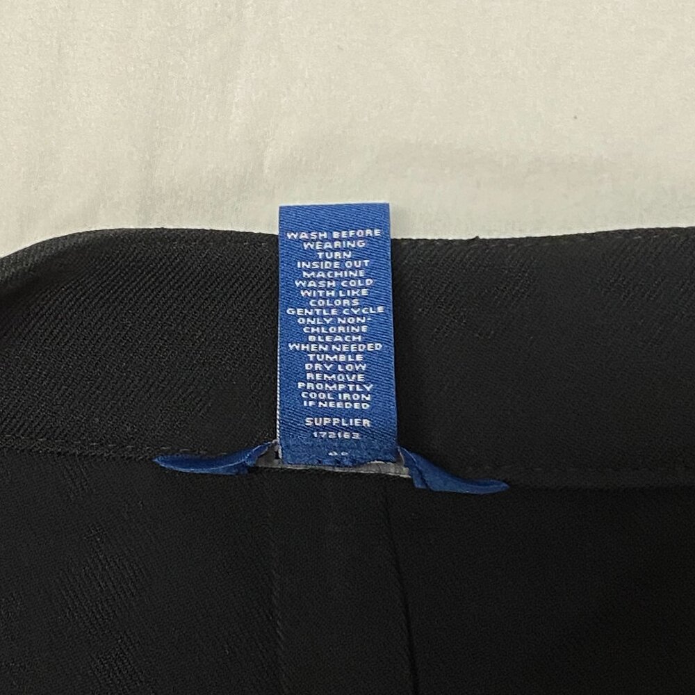 Arizona Jean Co Black A-Line Mini Skirt S Box Pleat Self-Belt Side Zip NWT - Picture 11 of 11